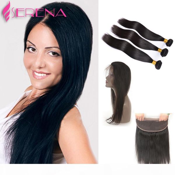 8a pre plucked 360 lace frontal with bundle with baby hair beauty 360 malaysian virgin hair frontal closure with bundles, Black;brown
8a pre plucked 360 lace frontal with bundle with baby hair beauty 360 malaysian virgin hair frontal closure with bundles, Black;brown