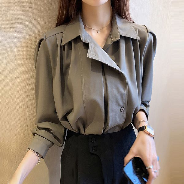 new spring fall women's 2021 plain janpanese female long sleeve office lady work shirts blouse chiffion y5m2, White
new spring fall women's 2021 plain janpanese female long sleeve office lady work shirts blouse chiffion y5m2, White