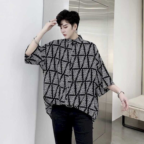 men's casual shirts summer mens dark ins personality small flower pattern printing loose shoulder short-sleeved gqvk, White;black
men's casual shirts summer mens dark ins personality small flower pattern printing loose shoulder short-sleeved gqvk, White;black
