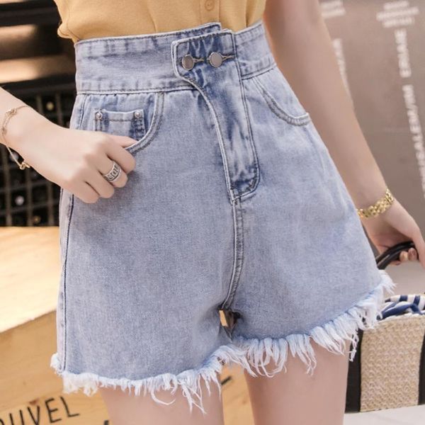 female new summer 2021 han edition of loose show tall waist wide-legged trousers fashion flash a word pants, Blue
female new summer 2021 han edition of loose show tall waist wide-legged trousers fashion flash a word pants, Blue