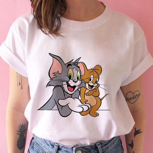 new cartoon cat mouse print t shirt women harajuku kawaii short sleeve vogue korean style fashion tees female, White
new cartoon cat mouse print t shirt women harajuku kawaii short sleeve vogue korean style fashion tees female, White
