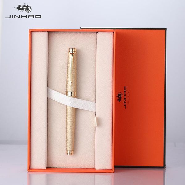 jinhao golden fountain pen gift set black signing pen for writing f 0.5mm nib financial office supplies
jinhao golden fountain pen gift set black signing pen for writing f 0.5mm nib financial office supplies