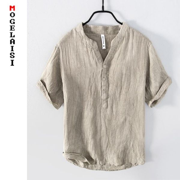 men's casual shirts summer shirt men solid 100% linen short sleeve breathable soft for man clothing fashion khaki 888, White;black
men's casual shirts summer shirt men solid 100% linen short sleeve breathable soft for man clothing fashion khaki 888, White;black