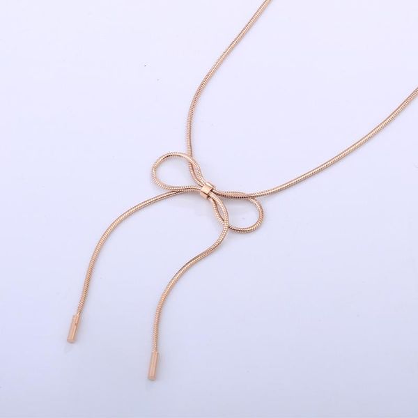 pendant necklaces rose gold color stainless steel snake chain bowknot necklace women collares es, fashion & pendants jewelry, Silver
pendant necklaces rose gold color stainless steel snake chain bowknot necklace women collares es, fashion & pendants jewelry, Silver