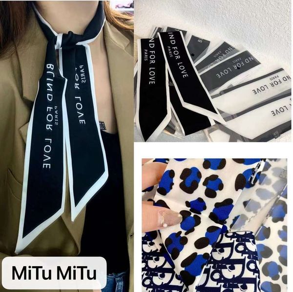 designer xiaoyu to buy silk headband with imitation satin luster small scarf decoration accessories, Blue;black
designer xiaoyu to buy silk headband with imitation satin luster small scarf decoration accessories, Blue;black