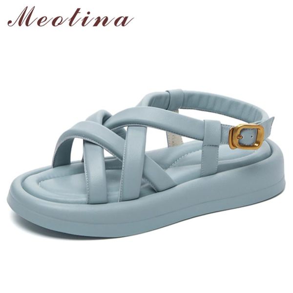 sandals meotina genuine leather women shoes flat platform sheepskin narrow band buckle strap ladies footwear 2021 summer beige, Black
sandals meotina genuine leather women shoes flat platform sheepskin narrow band buckle strap ladies footwear 2021 summer beige, Black