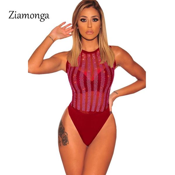 women's jumpsuits & rompers ziamonga black red mesh rhinestone bodysuit women romper summer elegant playsuit bodycon jumpsuit sleeveles, Black;white
women's jumpsuits & rompers ziamonga black red mesh rhinestone bodysuit women romper summer elegant playsuit bodycon jumpsuit sleeveles, Black;white