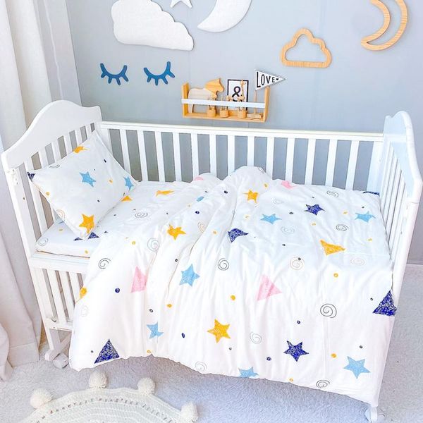 3pcs baby bedding set cotton star pattern infant crib ab side pillowcase duvet cover newborn cot bed flat sheet baby bed set
3pcs baby bedding set cotton star pattern infant crib ab side pillowcase duvet cover newborn cot bed flat sheet baby bed set