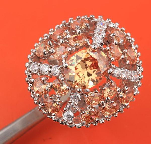 wedding rings big ring classic orange champagne morganite gems silver plated argent sale us# size 6 / 7 8 9 s0871, Slivery;golden
wedding rings big ring classic orange champagne morganite gems silver plated argent sale us# size 6 / 7 8 9 s0871, Slivery;golden