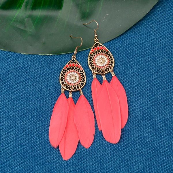 dangle & chandelier ethnic women's colorful feather earrings bohemia round dripping oil alloy tassel tibetan jewelry, Silver
dangle & chandelier ethnic women's colorful feather earrings bohemia round dripping oil alloy tassel tibetan jewelry, Silver
