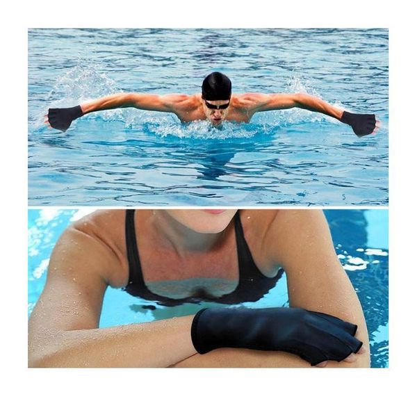 1 pair swimming gloves aquatic fitness water resistance aqua fit paddle training fingerless gloves jllkcc
1 pair swimming gloves aquatic fitness water resistance aqua fit paddle training fingerless gloves jllkcc