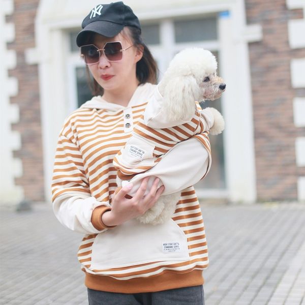 autumn and winter sports dog owner's child's color bar splicing pet hoodie small cloth
autumn and winter sports dog owner's child's color bar splicing pet hoodie small cloth