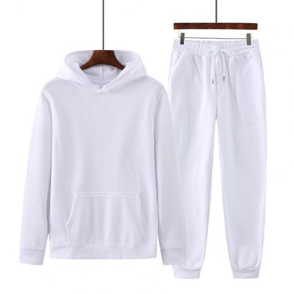 men's tracksuits simple male solid color hooded sportswear suit two piece long sleeve sweatshirt elastic waist pants set streetwear, Gray
men's tracksuits simple male solid color hooded sportswear suit two piece long sleeve sweatshirt elastic waist pants set streetwear, Gray