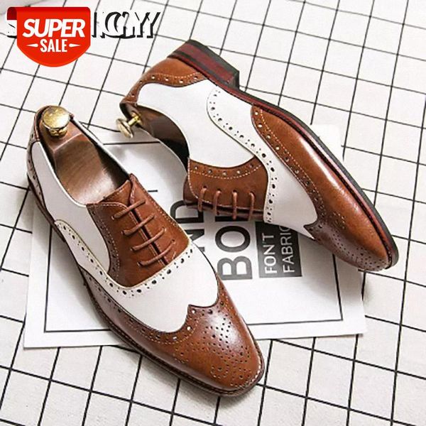 2020 summer men's shoes fashion mixed color square shoes carved suit dress men laceup brogue business men casual #827n
2020 summer men's shoes fashion mixed color square shoes carved suit dress men laceup brogue business men casual #827n