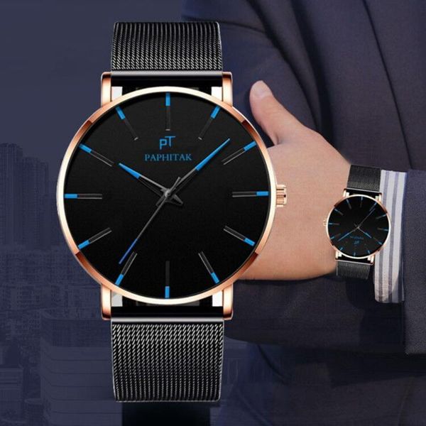 wristwatches stylish temperament luxury men's wrist watches minimalist delicate dial watch stainless steel mesh band relogio masculino, Slivery;brown
wristwatches stylish temperament luxury men's wrist watches minimalist delicate dial watch stainless steel mesh band relogio masculino, Slivery;brown