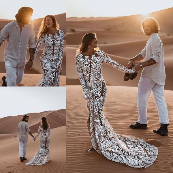 spring wedding dress robe de mariee full appliqued lace custom made long sleeves beach boho bride dresses chic vestido de noiva, White
spring wedding dress robe de mariee full appliqued lace custom made long sleeves beach boho bride dresses chic vestido de noiva, White