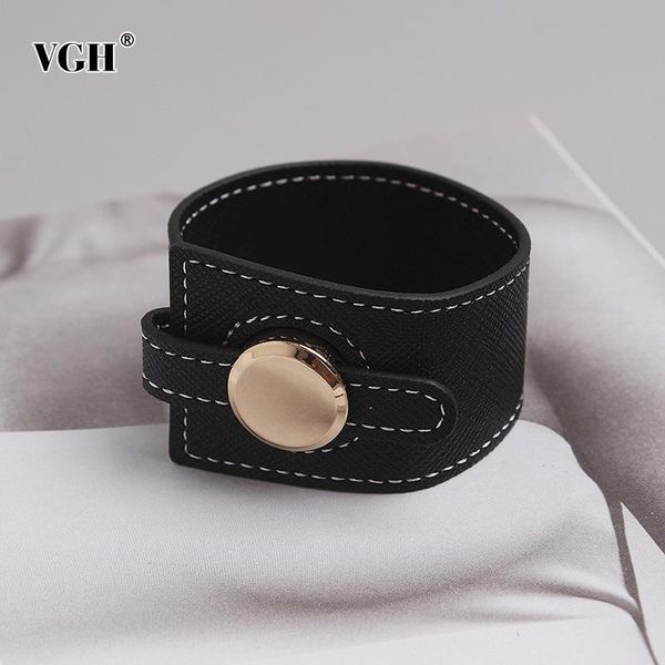 belts vgh minimalist patchwork rivet bracelet for women pu leather white elegant female accessories 2021 fahsion tide, Black;brown
belts vgh minimalist patchwork rivet bracelet for women pu leather white elegant female accessories 2021 fahsion tide, Black;brown