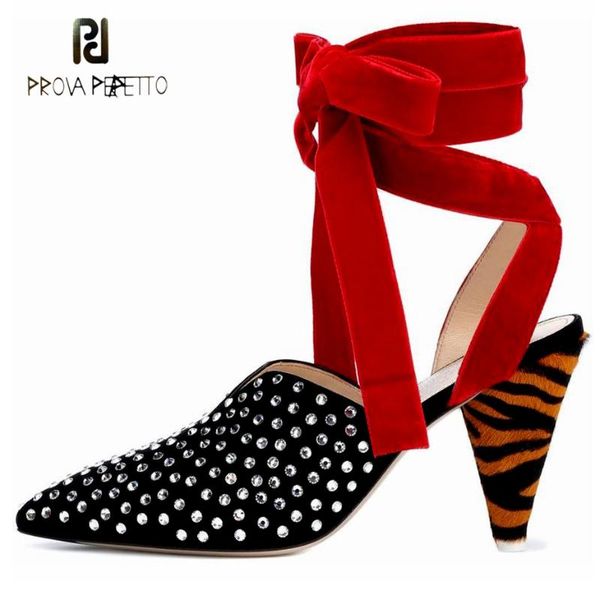 dress shoes prova perfetto fashion leopard print spike heel women pumps crystal pointed toe ankle strap lace up party slingback sandal, Black
dress shoes prova perfetto fashion leopard print spike heel women pumps crystal pointed toe ankle strap lace up party slingback sandal, Black