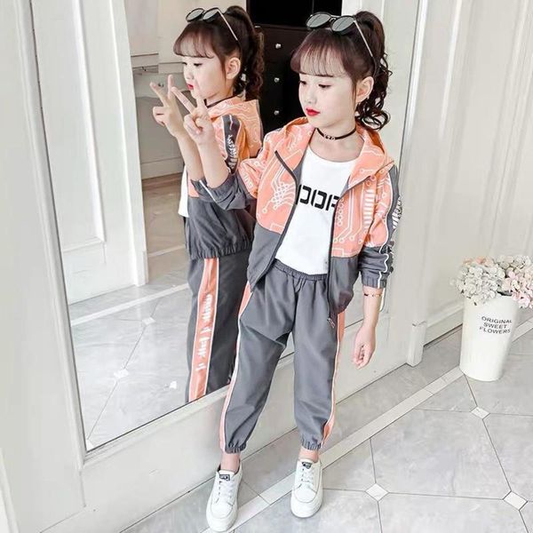 spring new hooded sport sets for 2021 autumn clothing set big girls tracksuits children summer clothes sports suits 3-12 years, White
spring new hooded sport sets for 2021 autumn clothing set big girls tracksuits children summer clothes sports suits 3-12 years, White