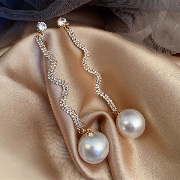 dangle & chandelier long tassel crystal drop earring for women shiny gold silver color s shape rhinestone pearls wedding party jewelr
dangle & chandelier long tassel crystal drop earring for women shiny gold silver color s shape rhinestone pearls wedding party jewelr