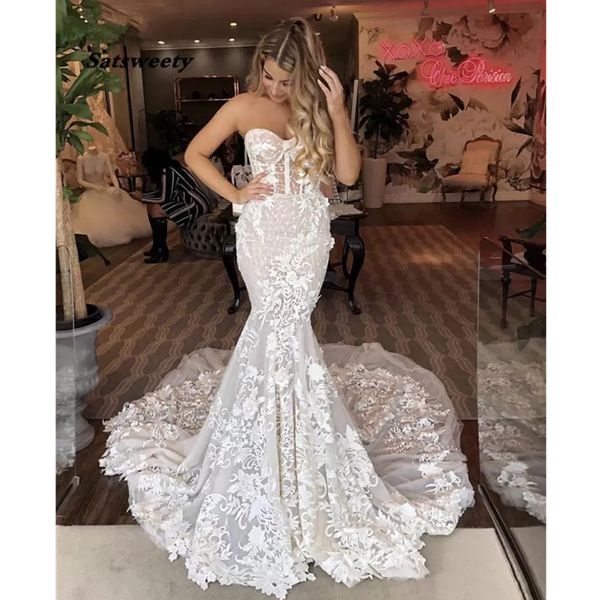dubai wedding dresses bridal gowns 2022 luxury saudi arabic lace mermaid flowers wedding dress robe de mariée plus size, White
dubai wedding dresses bridal gowns 2022 luxury saudi arabic lace mermaid flowers wedding dress robe de mariée plus size, White