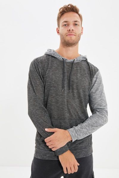 men's hoodies & sweatshirts trendyol men 's regular fit hooded long sleeve color block sweatshirt tmnaw22sw0742, Black
men's hoodies & sweatshirts trendyol men 's regular fit hooded long sleeve color block sweatshirt tmnaw22sw0742, Black
