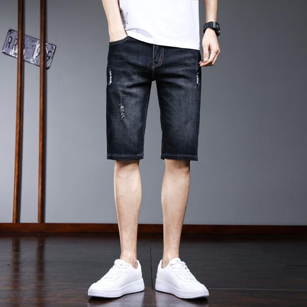 men's shorts cotton ripped summer mens blue jeans plus size loose streetwear fashion boys casual z082, White;black
men's shorts cotton ripped summer mens blue jeans plus size loose streetwear fashion boys casual z082, White;black
