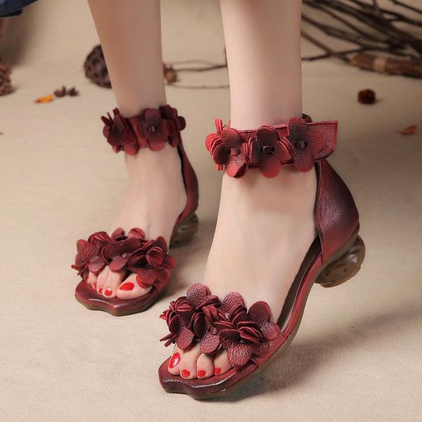 sandals fashion flowers women 5 cm heel sliders shoes genuine leather woman open toe cute thick sandalias original, Black
sandals fashion flowers women 5 cm heel sliders shoes genuine leather woman open toe cute thick sandalias original, Black
