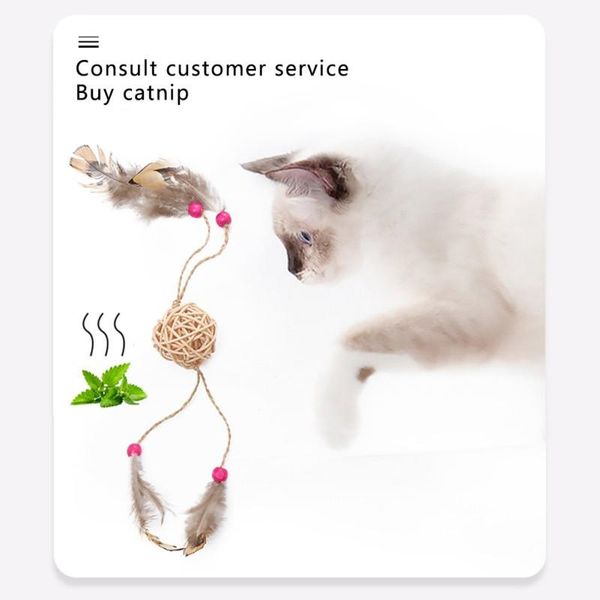 cat toys pet supplies toy self-excited ball funny vine belt feather kitten stitching christmas color interactive
cat toys pet supplies toy self-excited ball funny vine belt feather kitten stitching christmas color interactive