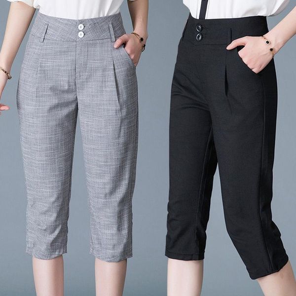 women's pants & capris harem 2021 spring summer fashion casual pant female women black high waist plus size trousers pantalon y948, Black;white
women's pants & capris harem 2021 spring summer fashion casual pant female women black high waist plus size trousers pantalon y948, Black;white