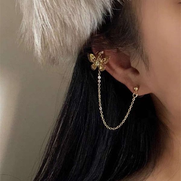 hbp fashion fairy butterfly series one-piece stud earbone clip temperament long elegant earrings, Silver
hbp fashion fairy butterfly series one-piece stud earbone clip temperament long elegant earrings, Silver