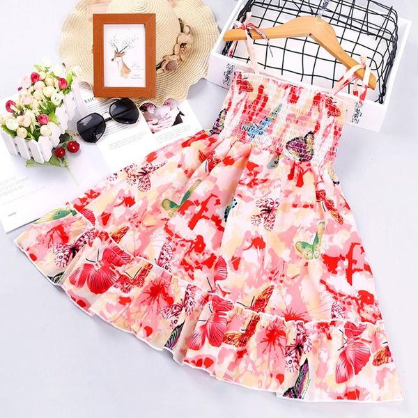 girl's dresses summer toddler baby girls sleeveless butterfly floral print dress skirt clothes children's clothing, Red;yellow
girl's dresses summer toddler baby girls sleeveless butterfly floral print dress skirt clothes children's clothing, Red;yellow
