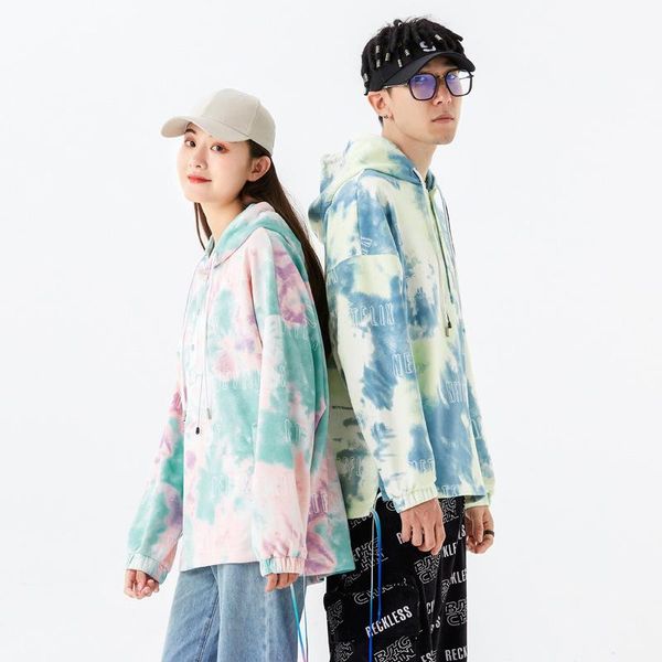 men's hoodies & sweatshirts autumn korean style hooded tide brand tie-dye letter printed hoodie for men women loose long-sleeved thin s, Black
men's hoodies & sweatshirts autumn korean style hooded tide brand tie-dye letter printed hoodie for men women loose long-sleeved thin s, Black