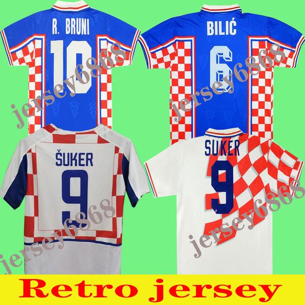 1998 classic vintage es soccer jerseys home away blue white 9 suker 10 boban bilic modric hrvatska hns custom football shirt, Black;yellow
1998 classic vintage es soccer jerseys home away blue white 9 suker 10 boban bilic modric hrvatska hns custom football shirt, Black;yellow