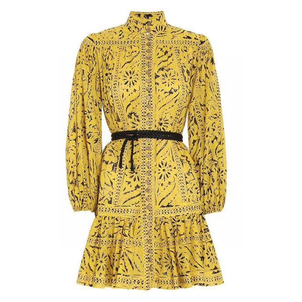 2021 spring new women's dress linen yellow printing atmosphere elegant high end 9ppo, Black;gray
2021 spring new women's dress linen yellow printing atmosphere elegant high end 9ppo, Black;gray