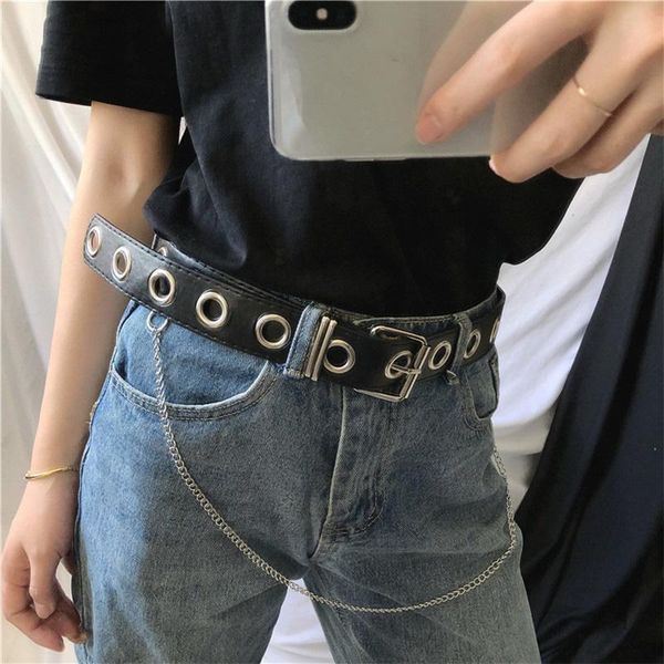 belts leather belt punk-hop fashion pin-adjustable black buckle waist chain jeans z15, Black;brown
belts leather belt punk-hop fashion pin-adjustable black buckle waist chain jeans z15, Black;brown