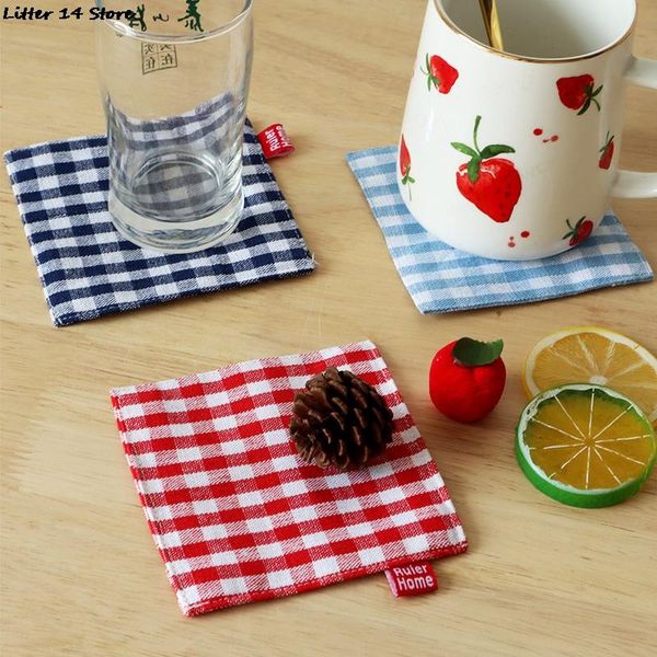 mats & pads 1pcs cloth lattice mat japanese style double-layer fabric anti-scald dining table bowls drink color kitchen
mats & pads 1pcs cloth lattice mat japanese style double-layer fabric anti-scald dining table bowls drink color kitchen