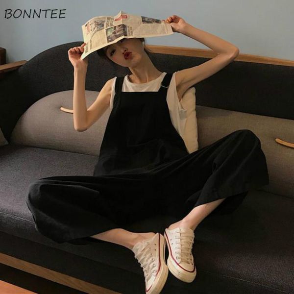 women's jumpsuits & rompers women loose ulzzang korean style chic solid simple pockets leisure all-match fashion comfort womens daily t, Black;white
women's jumpsuits & rompers women loose ulzzang korean style chic solid simple pockets leisure all-match fashion comfort womens daily t, Black;white