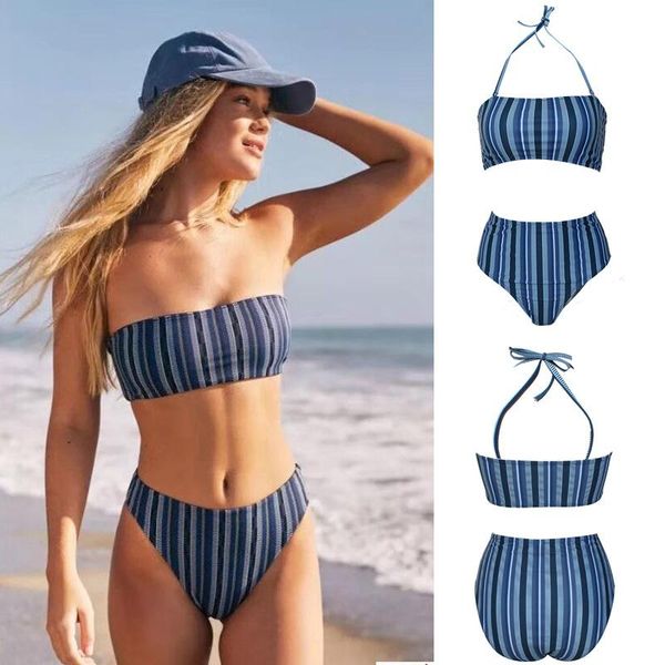 bikinis set bikini swimwear with stripes bathing suit women swimsuit swim wear 2021 high waist
bikinis set bikini swimwear with stripes bathing suit women swimsuit swim wear 2021 high waist