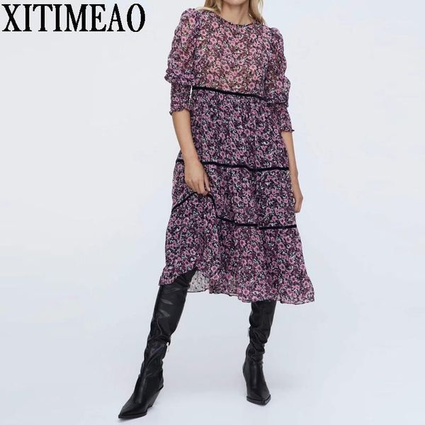 autumn long sleeve women boho dress floral print chiffon dresses ruffles female holiday casual xitimeao, Black;gray
autumn long sleeve women boho dress floral print chiffon dresses ruffles female holiday casual xitimeao, Black;gray
