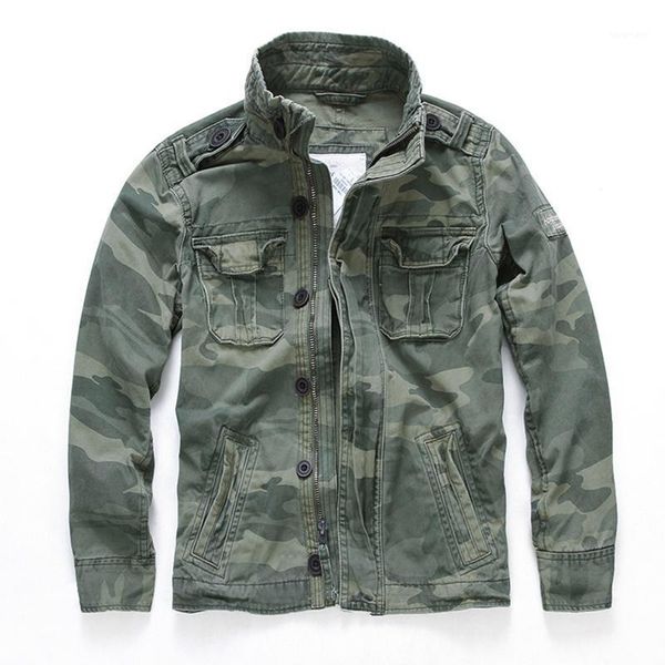 men's jackets chic denim jacket men spring autumn camouflage cotton coat casual cowboy mens zipper tactical jeans, Black;brown
men's jackets chic denim jacket men spring autumn camouflage cotton coat casual cowboy mens zipper tactical jeans, Black;brown
