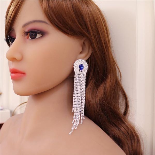 dangle & chandelier rhinestone earings 2021 trendy exaggerated large stud earrings wild long for women brincos fashion jewelry bijoux, Silver
dangle & chandelier rhinestone earings 2021 trendy exaggerated large stud earrings wild long for women brincos fashion jewelry bijoux, Silver