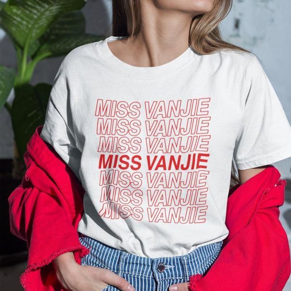 miss vanjie t shirt rupaul's drag race miss vanjie t-shirt women funny letters printed harajuku tumblr goth poleras mujer, White
miss vanjie t shirt rupaul's drag race miss vanjie t-shirt women funny letters printed harajuku tumblr goth poleras mujer, White