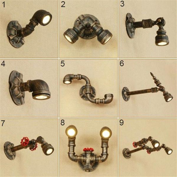 wall lamp art decoration led light vintage iron rust water pipe lamps 5w 10w loft home bedroom restaurant decor
wall lamp art decoration led light vintage iron rust water pipe lamps 5w 10w loft home bedroom restaurant decor