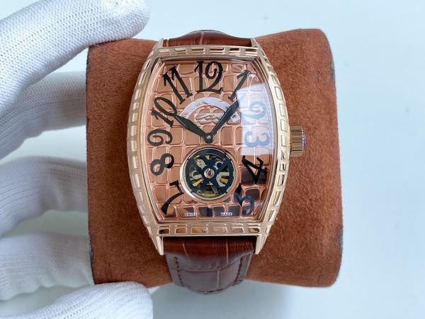 men's watch luxury business sports style fully automatic mechanical movement blue light coated glass cowhide strap bottom rubber foldin, Slivery;brown
men's watch luxury business sports style fully automatic mechanical movement blue light coated glass cowhide strap bottom rubber foldin, Slivery;brown