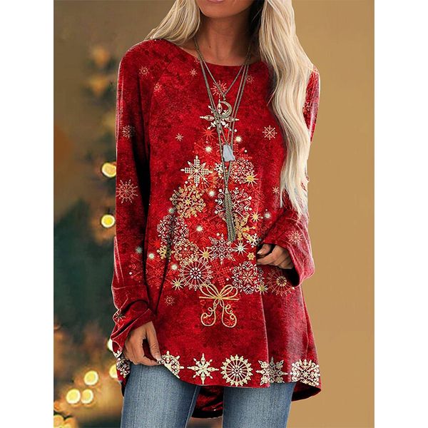 christmas firework pattern printed round neck raglan long sleeve t-shirt women, White
christmas firework pattern printed round neck raglan long sleeve t-shirt women, White