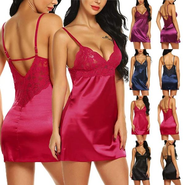 new women lingerie exotic sleepwear lace floral teddy women's underwear female backless strap babydoll nightwear, Black;red
new women lingerie exotic sleepwear lace floral teddy women's underwear female backless strap babydoll nightwear, Black;red