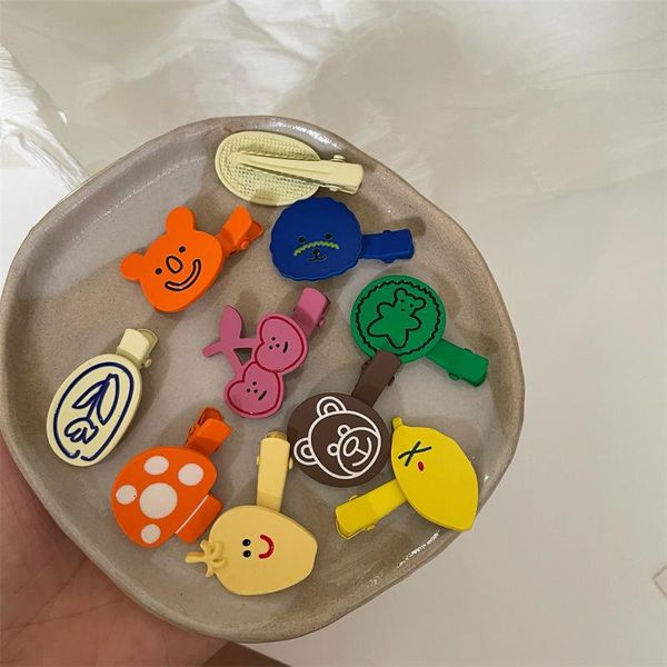 hair accessories cute cartoon fruit hairpin side clip texture candy color paint alloy duckbill bangs children's, Slivery;white
hair accessories cute cartoon fruit hairpin side clip texture candy color paint alloy duckbill bangs children's, Slivery;white