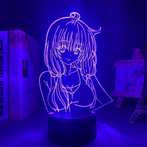 night lights to love ru lala satalin deviluke led light for bedroom decor nightlight birthday gift anime 3d lamp
night lights to love ru lala satalin deviluke led light for bedroom decor nightlight birthday gift anime 3d lamp