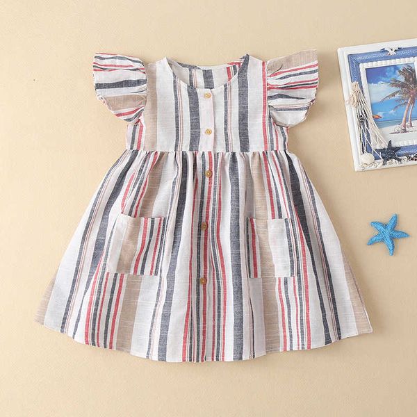 summer grey fashion stripe dress children's foreign style sleeveless princess skirt new british children's wear, Blue
summer grey fashion stripe dress children's foreign style sleeveless princess skirt new british children's wear, Blue